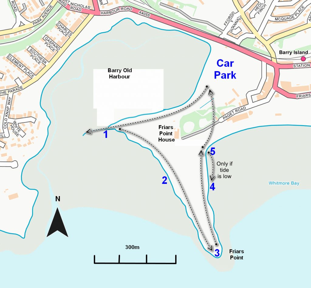 Barry Island Walk Map